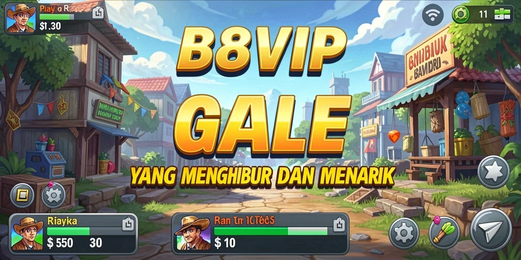 Tampilan gameplay B8VIP yang menarik dan menyenangkan.