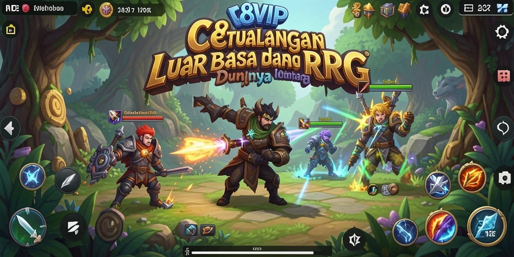 Tampilkan gameplay RPG C8VIP yang epik dan mendebarkan.
