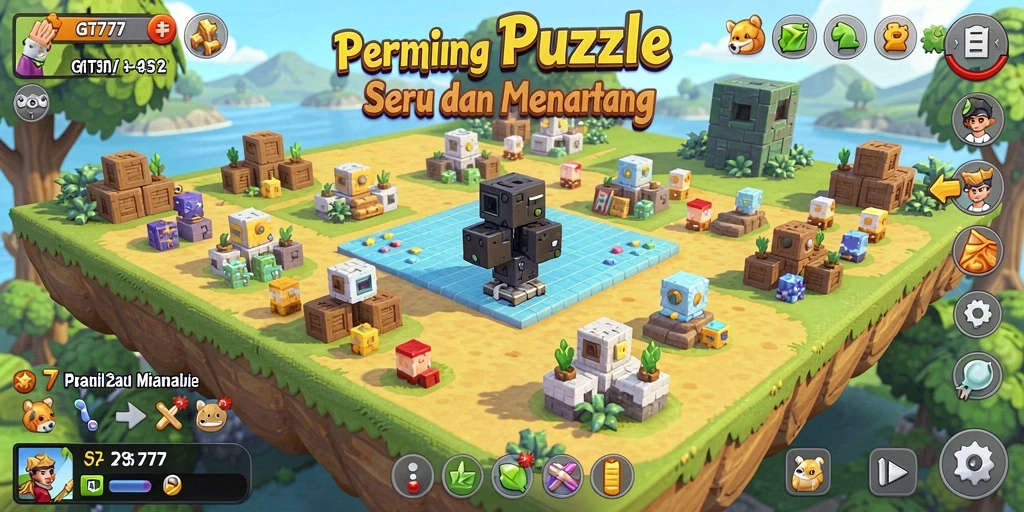 Tampilan menarik dari gameplay GT777 yang penuh teka-teki.