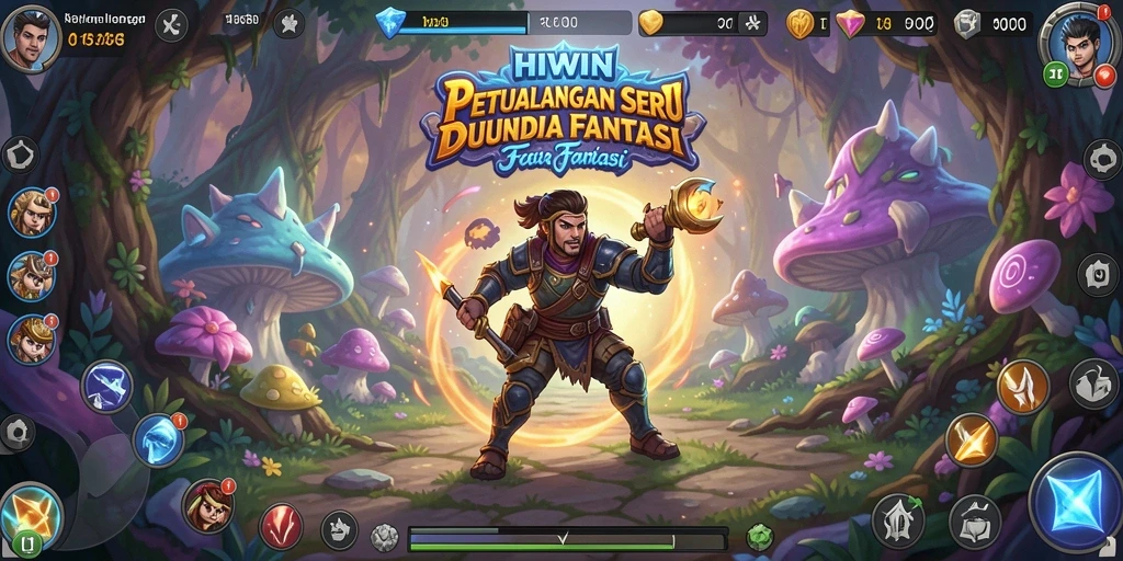 Gameplay seru di HIWIN dengan karakter dan dunia yang mendebarkan.