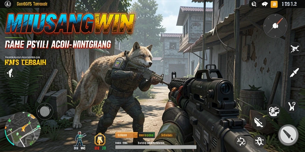Tampilan gameplay seru dalam <strong>MUSANGWIN</strong> yang menawarkan aksi tembak-menembak yang cepat.