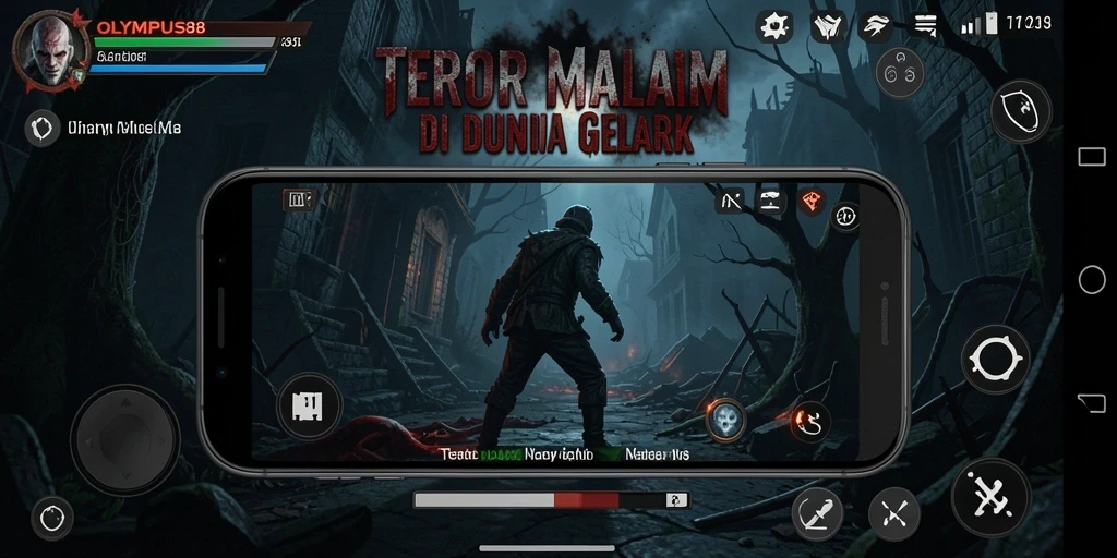 Gameplay OLYMPUS88 menampilkan suasana Horror yang mencekam dan penuh ketegangan.
