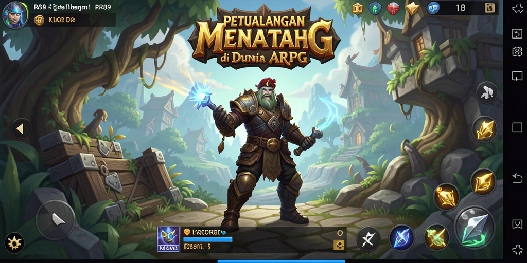 Gameplay seru dan mendebarkan dalam RR89 ARPG.